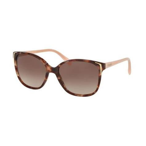 prada spotted brown pink sunglasses|Prada glasses frames pink.